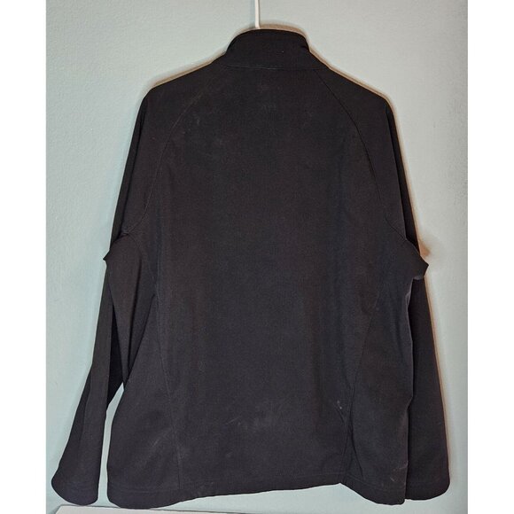 Ridgid Tool Soft-Shell Landway Jacket Fleece Lined Full Zip Black & Red Size L - Picture 9 of 10